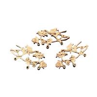 Zinc Alloy Hair Accessories DIY Findings, gold color plated, golden 