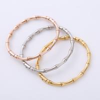 Stainless Steel Bangle, 304 Stainless Steel, Vacuum Ion Plating, fashion jewelry & for woman 56*49*4mm 