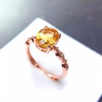 Латунное кольцо с стразами, Латунь, Геометрический узор, 18-каратное розовое золото покрыло, регулируемый & Женский & со стразами размер:6-8, продается PC