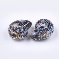 Abalorios de porcelana de animal, Caracol, hecho a mano, Bricolaje, 39-40mm, agujero:aproximado 2.5-3.5mm, 20PCs/Bolsa, Vendido por Bolsa