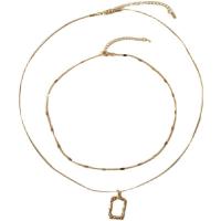 Zinc Alloy Necklace, with Brass, with 4.5,5 extender chain, plated, fashion jewelry & for woman 20mm .5 cm, 46 cm 