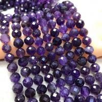 Natural Amethyst Beads, Round, polished, DIY & faceted, dark purple, 10mm cm 