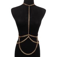Zinc Alloy Body Chain, with Aluminum, plated, for woman cm, 80.5-93 cm 
