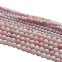 Opal Beads, Pink Opal, Round, polished, DIY cm 