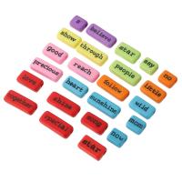 Acryl Alphabet Perlen, Rechteck, DIY & verschiedene Stile für Wahl & Emaille, keine, 11.5x9.5x5.5mm,18x9.5x5.5mm,24x9.5x5.5mm, Bohrung:ca. 3mm, verkauft von Tasche