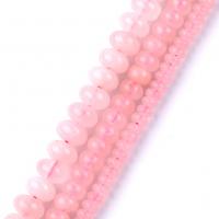 Natürliche Rosenquarz Perlen, Abakus,Rechenbrett, DIY & verschiedene Größen vorhanden, Rosa, Länge:ca. 37-39 cm, verkauft von Strang