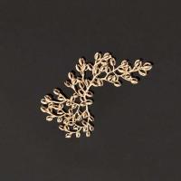 Zinc Alloy Hair Accessories DIY Findings, gold color plated golden 