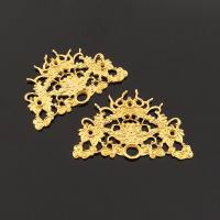 Zinc Alloy Hair Accessories DIY Findings, gold color plated 
