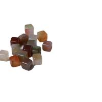 Yanyuan Agate Perle, Quadrat, DIY, gemischte Farben, 8mm, verkauft von PC