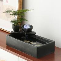 Porzellan Ornament der Wasserquelle, handgemacht, für Zuhause und Büro & nachhaltiges & verschiedene Stile für Wahl, 340x175x160mm, verkauft von PC