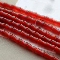 Бусины из натурального Красного Агата, красный агат, полированный, DIY, красный длина:39 см, продается PC
