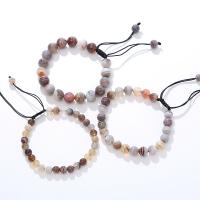 Persian Gulf Agate Bracelet, with Knot Cord, Round, fashion jewelry & for woman cm 