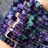 Fluorite Beads, Colorful Fluorite, Column, DIY, multi-colored Approx 38 cm 