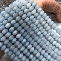 Aquamarine Beads, Abacus, DIY & faceted, sea blue Approx 38 cm 