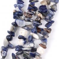 Gemstone Chips, Sodalite, irregular, DIY mixed colors Approx 16 Inch 