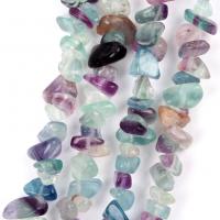 Gemstone Chips, Colorful Fluorite, irregular, DIY mixed colors Approx 16 Inch 