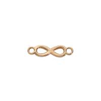 Zinc Alloy Charm Connector, Infinity, gold color plated, DIY & 1/1 loop Approx 