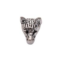 Zinc Alloy Animal Beads, silver color plated, DIY Approx 