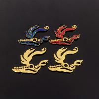 Zinc Alloy Hair Accessories DIY Findings, gold color plated & enamel 