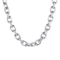 Stainless Steel Chain Necklace, 304 Stainless Steel, with 2.76inch extender chain, polished, fashion jewelry & for woman, original color, 11mm Approx 16.93 Inch 