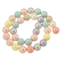 Harz Perlen Schmuck, rund, DIY, farbenfroh, 11x12x12mm, Länge:ca. 15 ZollInch, verkauft von Strang