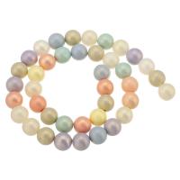 Resin Jewelry Beads, Round, DIY, multi-colored Approx 15 Inch 