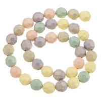 Harz Perlen Schmuck, rund, DIY, farbenfroh, 10x10x10mm, Länge:ca. 15.5 ZollInch, verkauft von Strang