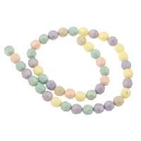 Harz Perlen Schmuck, rund, DIY, farbenfroh, 8x8x8mm, Länge:ca. 14.5 ZollInch, verkauft von Strang