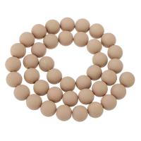 Harz Perlen Schmuck, rund, DIY, Kaffeefarbe, 9x10x10mm, Länge:ca. 15 ZollInch, verkauft von Strang