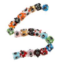 Refined Lampwork Beads, DIY & mixed, Random Color Approx 7 Inch 