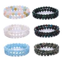 Gemstone Bracelets, Natural Stone, Round, handmade, fashion jewelry & for woman 8mm cm 