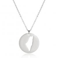 Stainless Steel Jewelry Necklace, 304 Stainless Steel, with 5 extender chain, plated, fashion jewelry & Unisex & hollow cm 