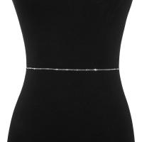Zinklegierung Taillenkette, plattiert, Modeschmuck & für Frau, keine, Länge:69.5-93.5 cm, verkauft von PC