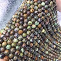 Green Opal Beads, Round, DIY mixed colors Approx 38 cm 