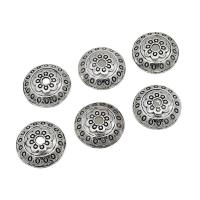 Zinc Alloy Bead Caps, Round, antique silver color plated, DIY, 14mm, Approx 