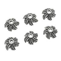 Zinc Alloy Bead Caps, Flower, antique silver color plated, DIY, 11mm, Approx 