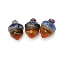 Décoration de pierre perles, pierre gemme, poli, Patchwork, couleurs mélangées Vendu par PC
