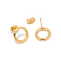 Stainless Steel Stud Earring, 304 Stainless Steel, Vacuum Ion Plating & for woman 