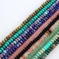 Mixed Gemstone Beads, Natural Stone, Abacus, polished, DIY  Approx 38 cm 