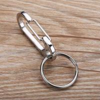 Stainless Steel Key Clasp, 304 Stainless Steel, hand polished, Unisex, original color, 76mm, 30mm 