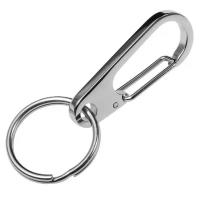 Stainless Steel Key Clasp, 304 Stainless Steel, portable & Unisex, original color 