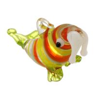 Animal Lampwork Pendants, Sea Lion, DIY, yellow Approx 1mm 