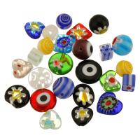 Handgefertigte Lampwork Perlen, zufällig gesendet & DIY & gemischt, Zufällige Farbe, 6*6*6.5mm-12*12*4mm, verkauft von PC