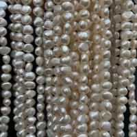Baroque Cultured Freshwater Pearl Beads, DIY, white, 9-10mm Approx 16.14 Inch 