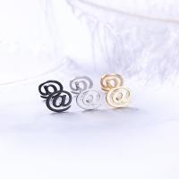 Stainless Steel Stud Earring, 304 Stainless Steel, @, Vacuum Ion Plating, fashion jewelry & for woman 