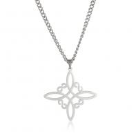 Stainless Steel Jewelry Necklace, 304 Stainless Steel, with 5 extender chain, plated, fashion jewelry & Unisex & hollow cm 