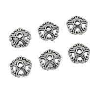 Zinc Alloy Bead Caps, antique silver color plated, DIY & hollow, 12mm, Approx 