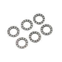 Perles intercalaires en alliage de zinc, beignet, Plaqué de couleur d'argent, DIY, 9mm, Environ Vendu par sac