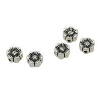 Zinc Alloy Flower Beads, antique silver color plated, DIY Approx 