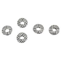 Zinc Alloy Spacer Beads, Donut, antique silver color plated, DIY, 8mm, Approx 
